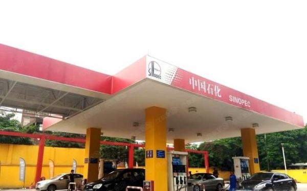 加油站进出方向图解