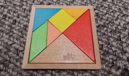 七巧板舞女的正确拼法