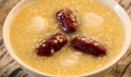 山药红枣小米粥的功效