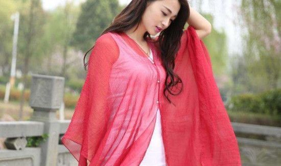 围巾怎么变防晒衣