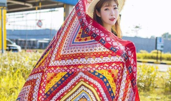 围巾怎么变衣服