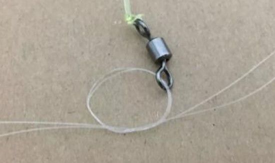 钓大鱼子线与八字环的绑法