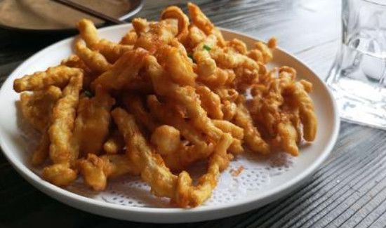 炸鲜蘑放淀粉还是面粉