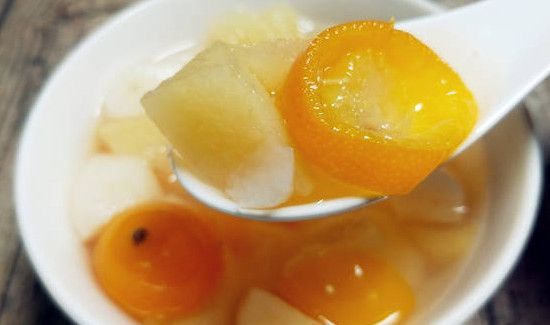 金桔马蹄糖水能止咳吗