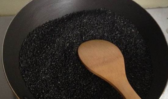 洗过的黑芝麻必须晾干后炒吗