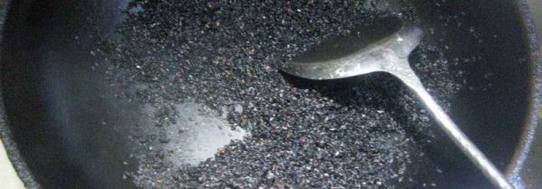 洗过的黑芝麻必须晾干后炒吗