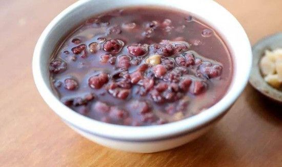 红豆黑米粥功效