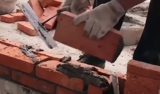 火炕的迎风砖摆放方法