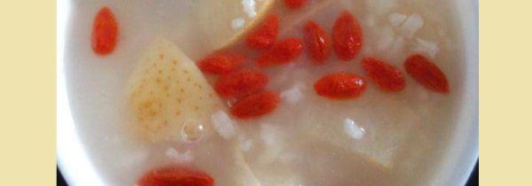 梨和枸杞一起喝有什么功效