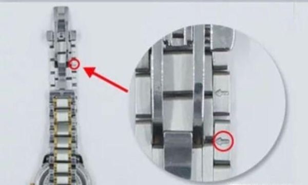 天梭表带怎么拆