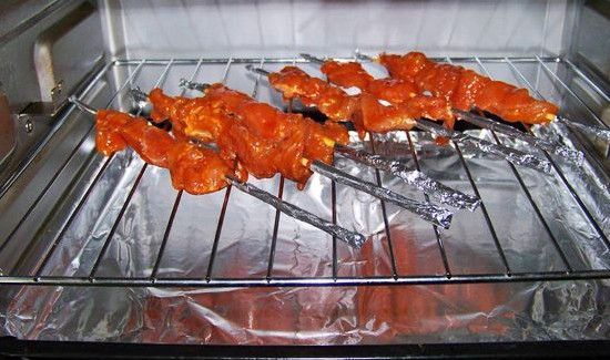 电烤箱烤肉串的时间和温度