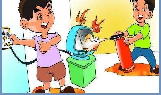 电器着火不能用什么灭火器