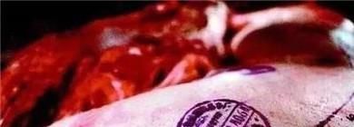 为什么猪肉身上会有红色和蓝色的印章