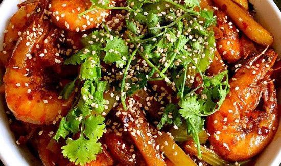 鸭肉和虾能一起吃吗