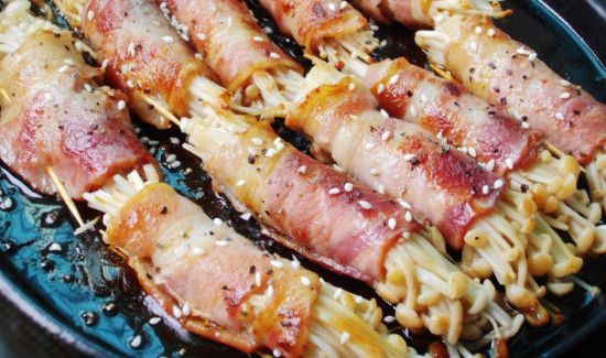 金针菇怎么穿串技巧