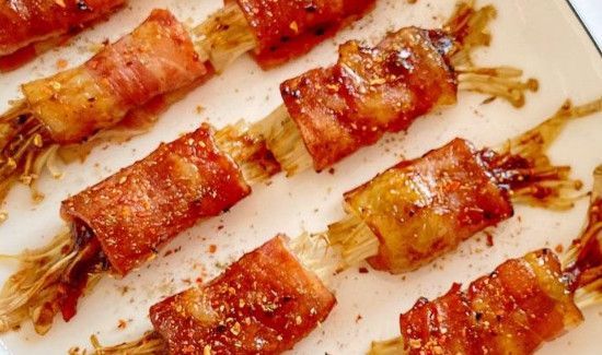 金针菇怎么穿串技巧