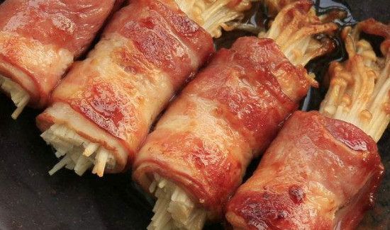 金针菇怎么穿串技巧