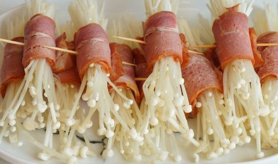 金针菇怎么穿串技巧