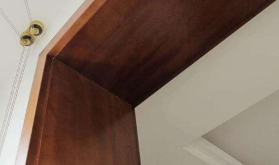 如何在旧门框上包门套