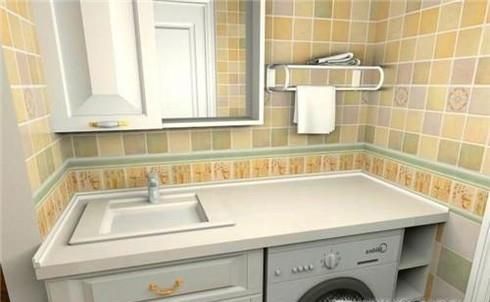 卫生间里洗衣机怎么放