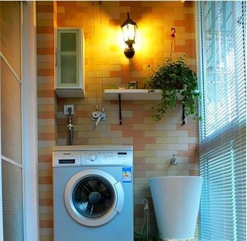卫生间里洗衣机怎么放