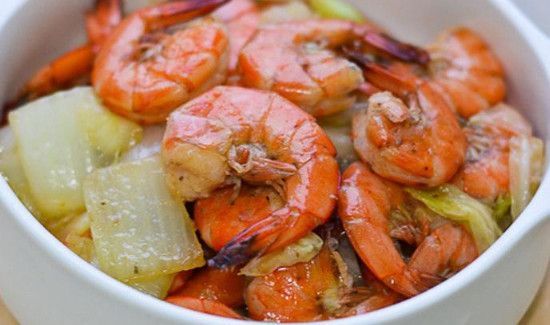 白菜和虾能一起吃吗