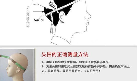 头盔尺寸对照表