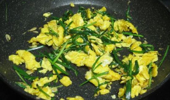 韭菜可以炒鹅蛋吗