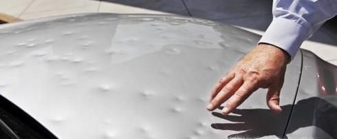 车被冰雹砸了怎么修