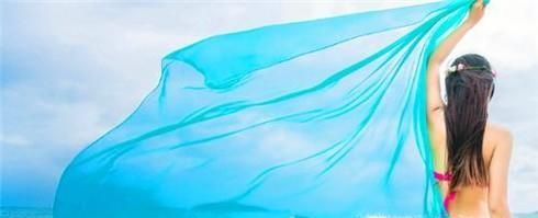 纱巾披肩防晒方法