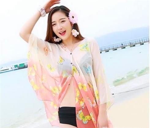 纱巾披肩防晒方法