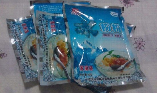 袋装冰粉粉对人有没有害
