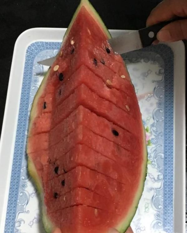 教你如何切西瓜