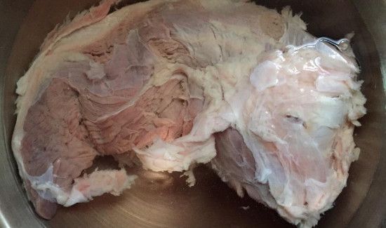 生肉可以用凉水泡着吗