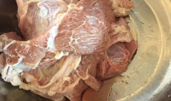 生肉可以用凉水泡着吗