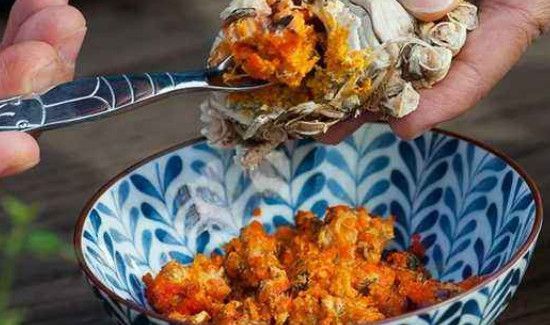 螃蟹怎么分辨屎和蟹黄