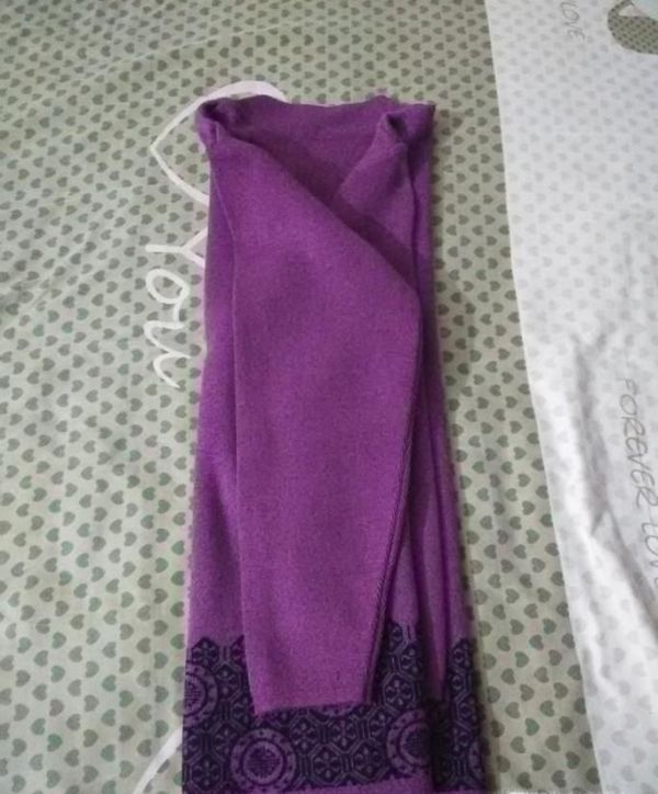 教你怎样叠长袖