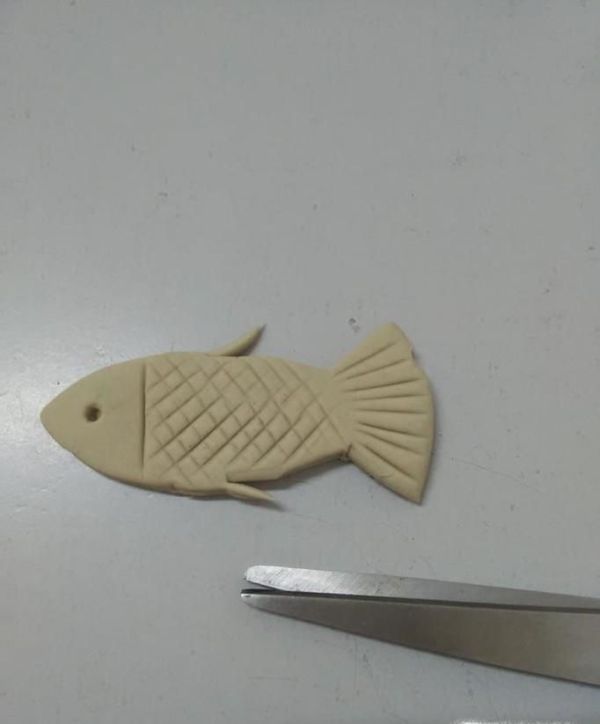 面食小动物之小鱼的做法