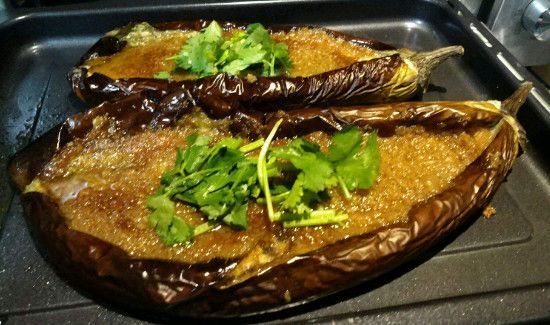 烤箱烤茄子温度和时间