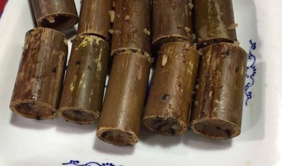 竹筒粽子粘竹筒怎么办