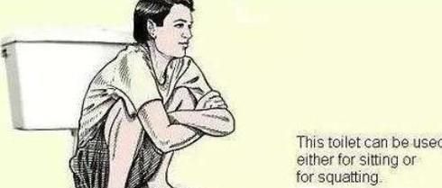 拉屎的时候水溅到屁股怎么办？