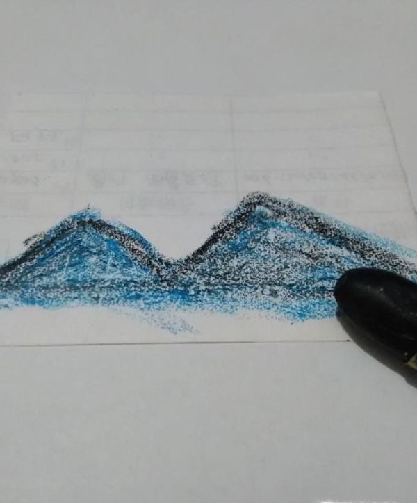 星空油画棒画法教程