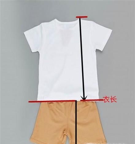 衣服尺寸怎么测量