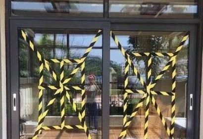 台风来了窗户为什么贴胶带?