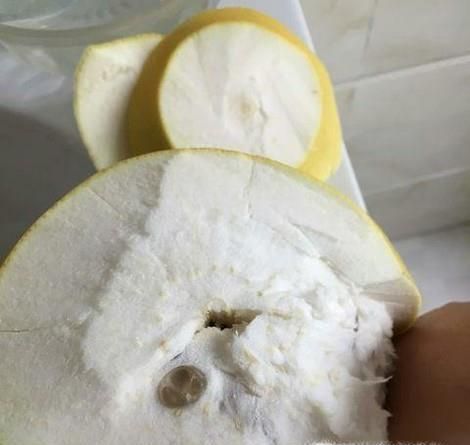 快速完整的剥柚子皮