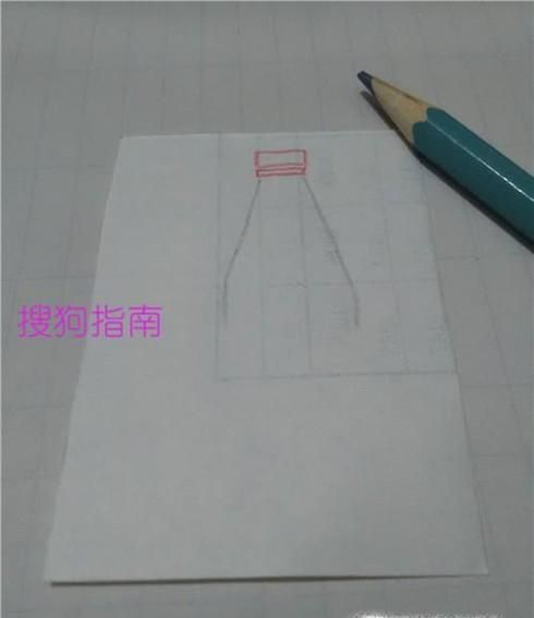 色彩可乐瓶怎么画