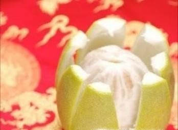 柚子的快速剥法