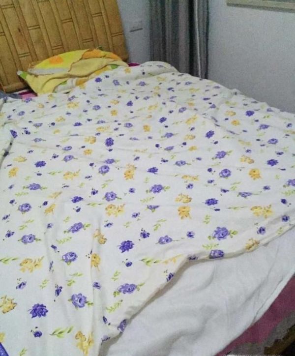 教你如何套被套！