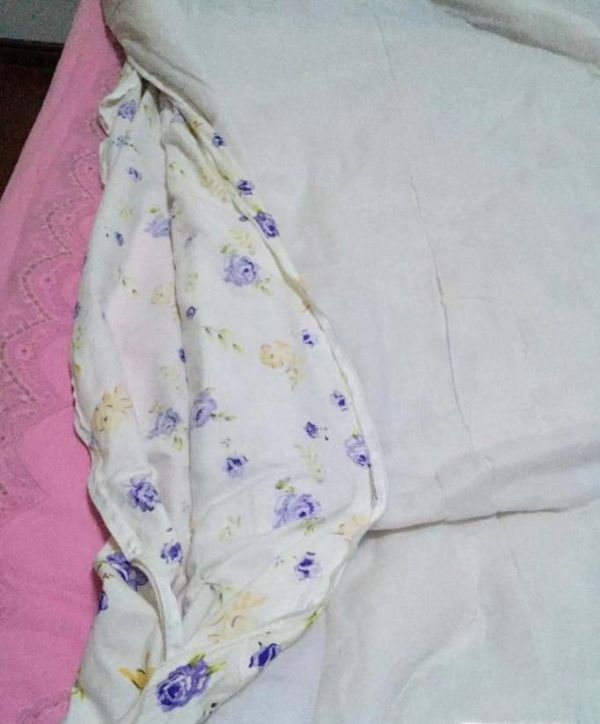 教你如何套被套！