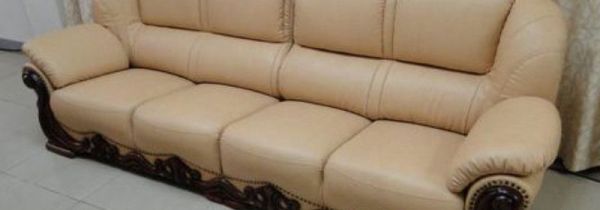 妙招除皮沙发上染发剂